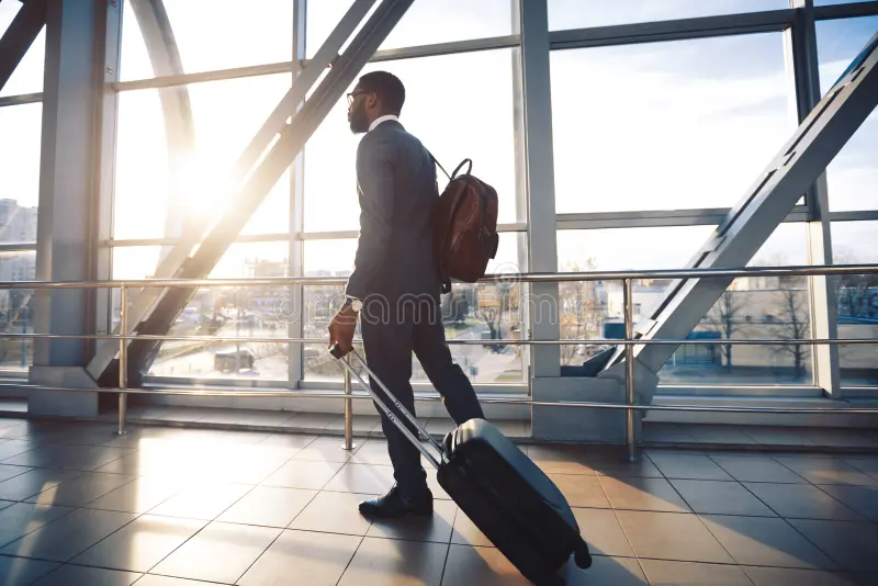 homme-noir-d-entrepreneur-marchant-à-la-valise-de-voyage-dans-l-aéroport-intérieur-aérogare-espace-libre-intégral-191982941